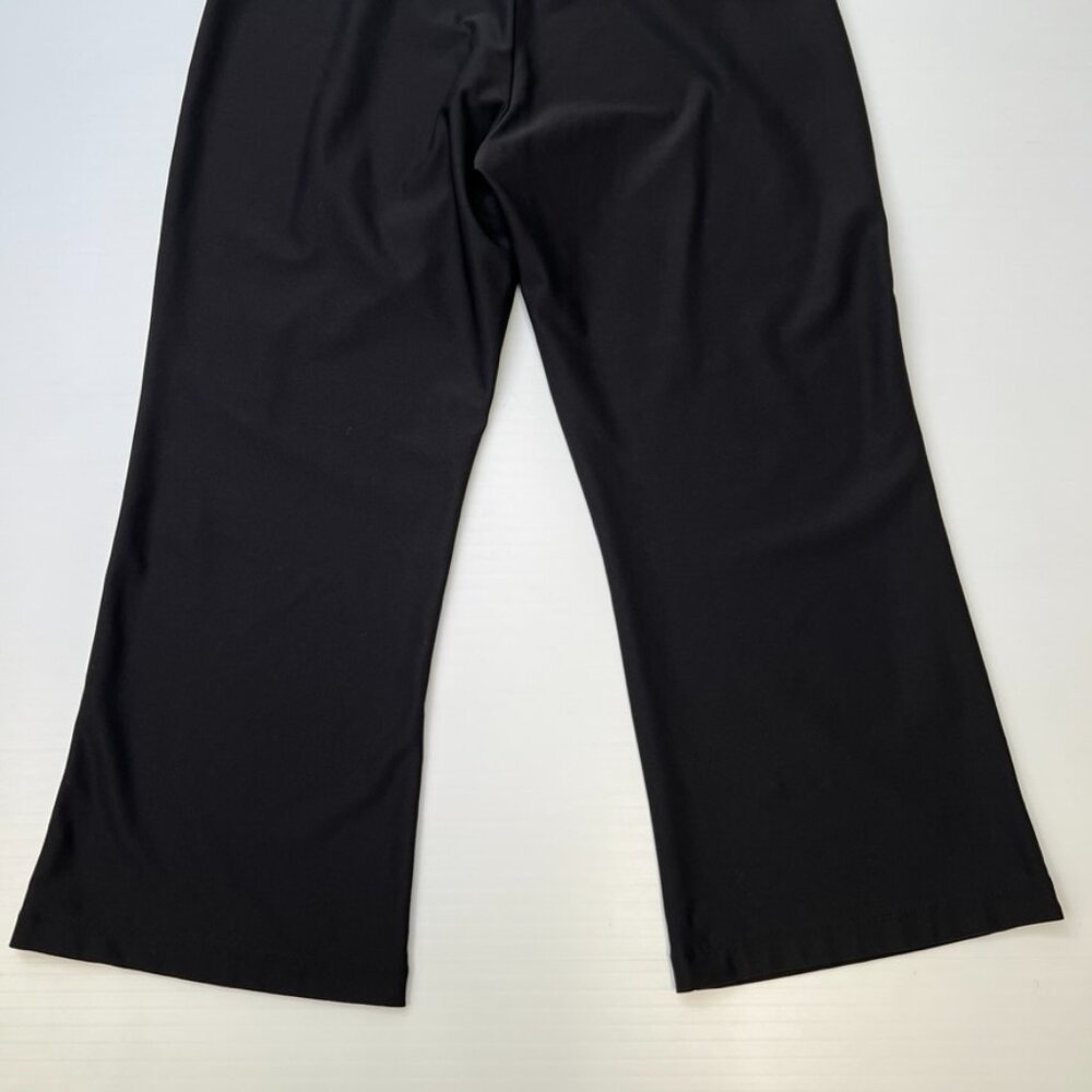 Vintage Nike Pant Women Medium Wide Leg Crop Swoosh 28x23 Gym Retro Y2K Core Ex - Picture 10 of 10
